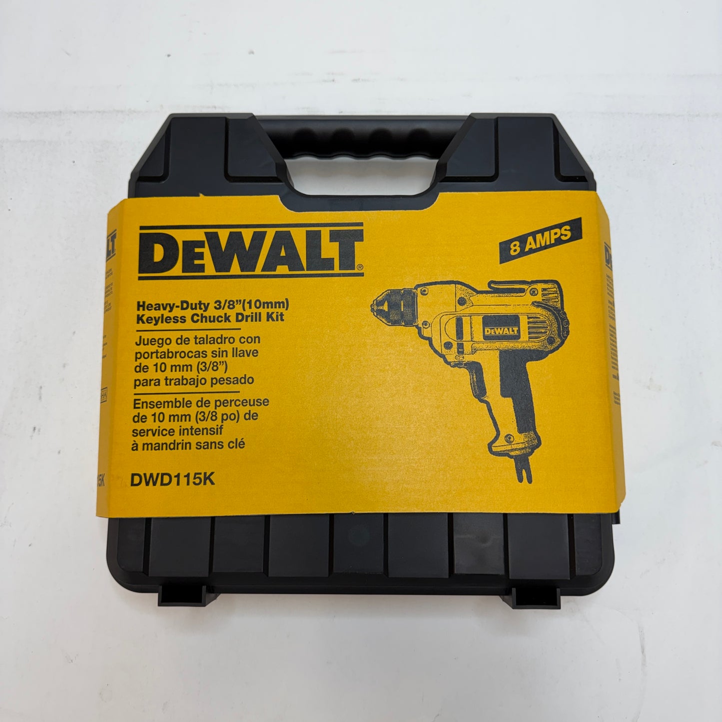 DeWalt DWD115K VSR Corded 120 V 8.0 A Mid-Handle Drill New In Box
