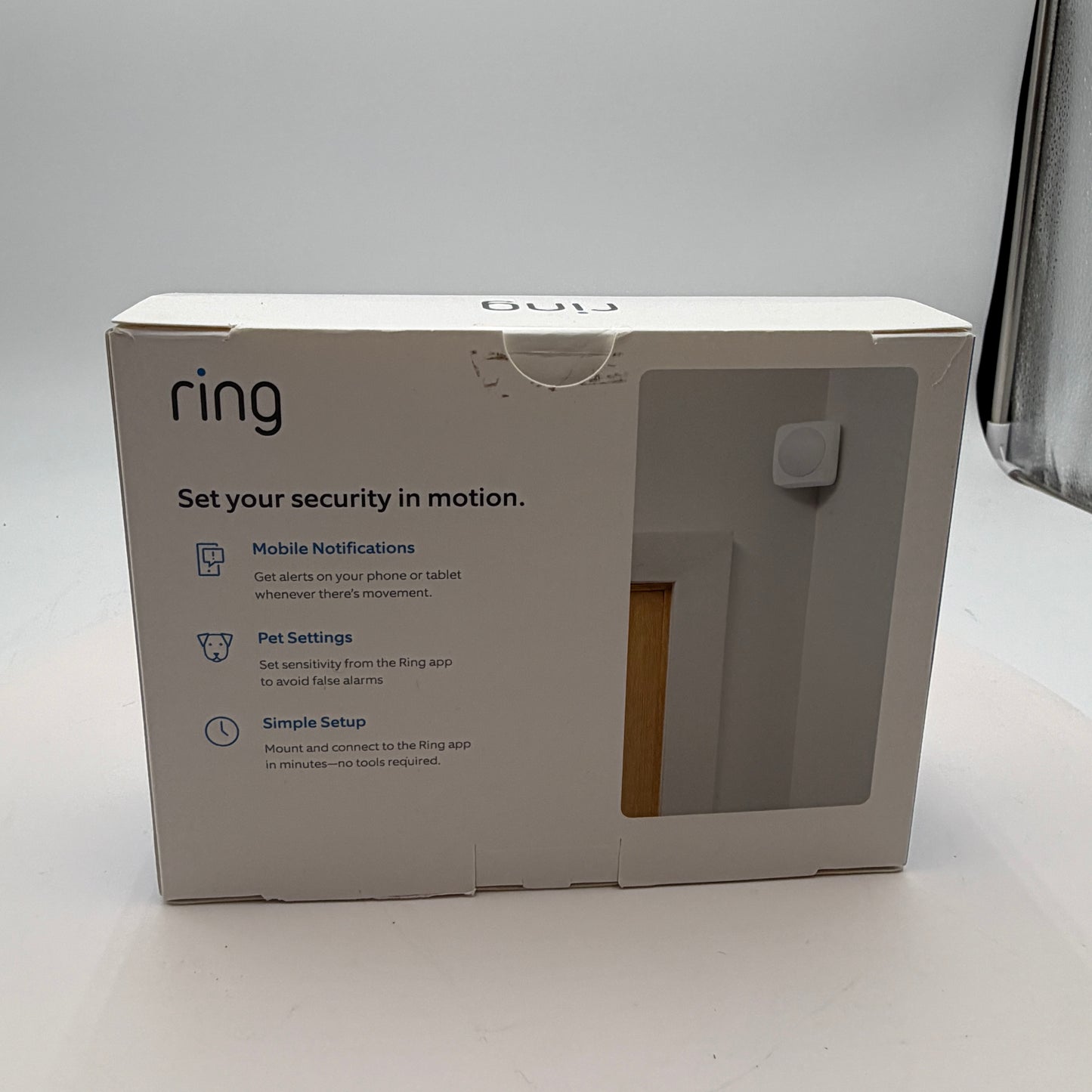 Ring Motion Detector Wireless Detector for Ring Alarm 2 Pack NEW OPEN BOX