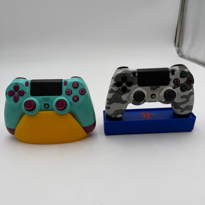 Sony PlayStation 4 Lot of 2 Controllers Multi-Colored with Stick Drift