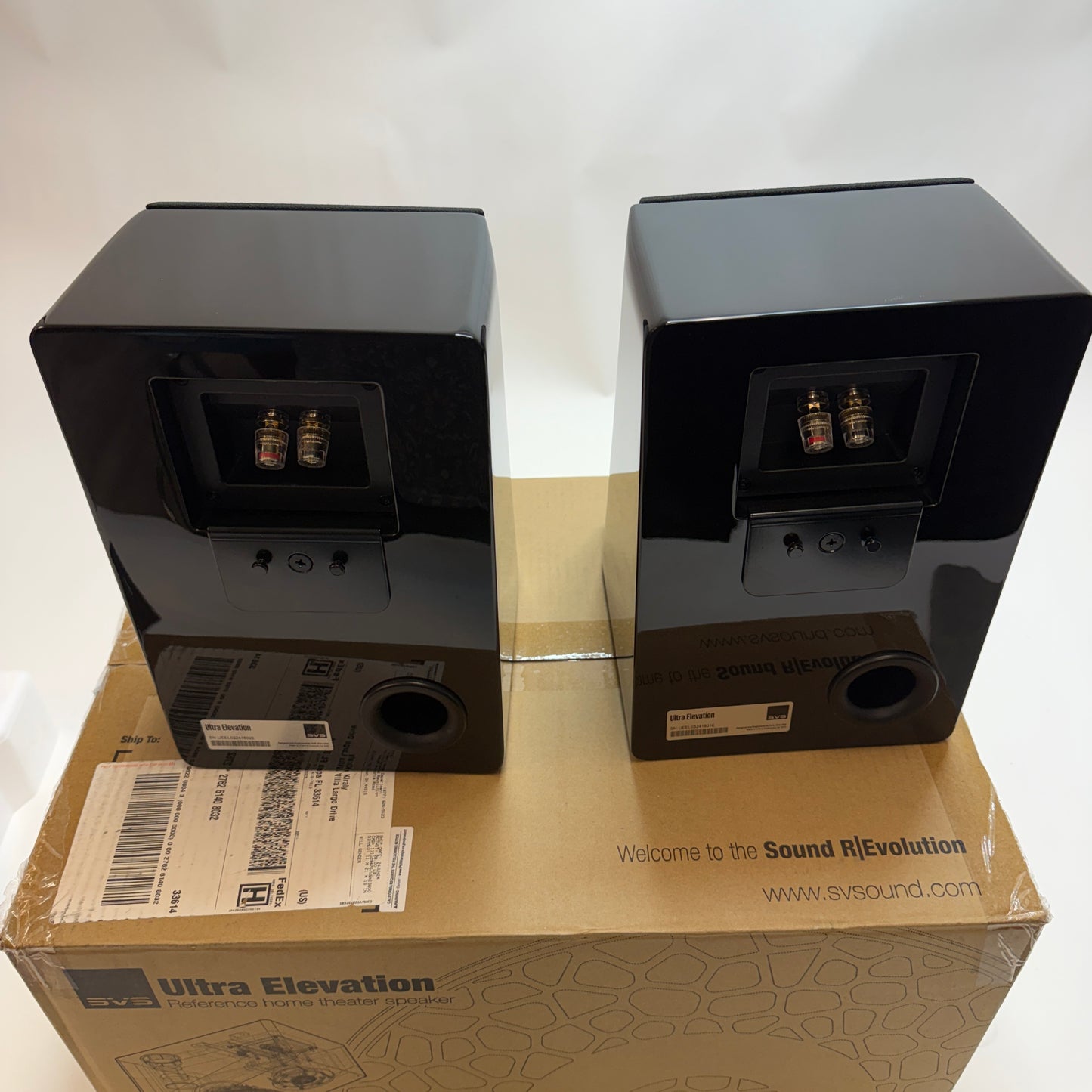 SVS Ultra Elevation Reference Home Theater Speaker Black Used With Box