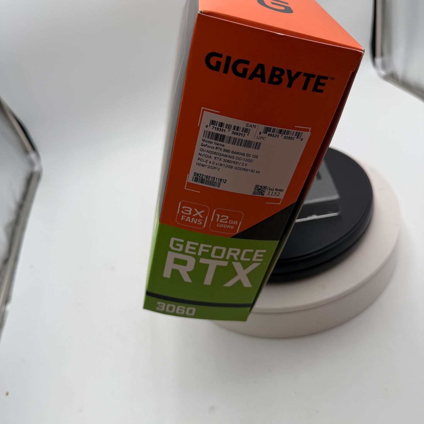 Gigabyte GeForce RTX 3060 12GB GDDR6 Graphics Card Black w/ Box
