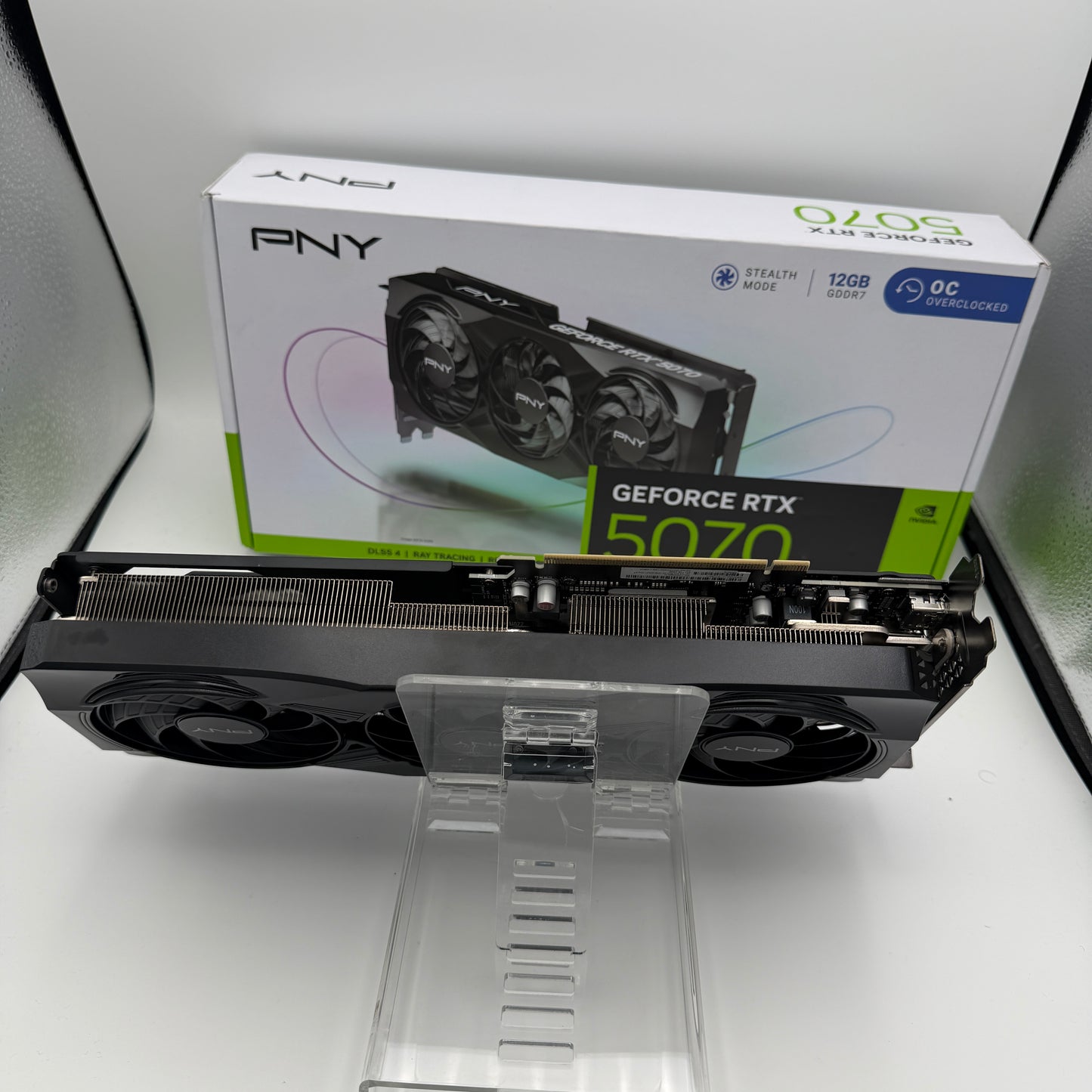 PNY GeForce RTX 5070 12GB Graphics Card Black