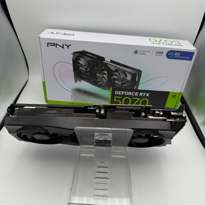 PNY GeForce RTX 5070 12GB Graphics Card Black