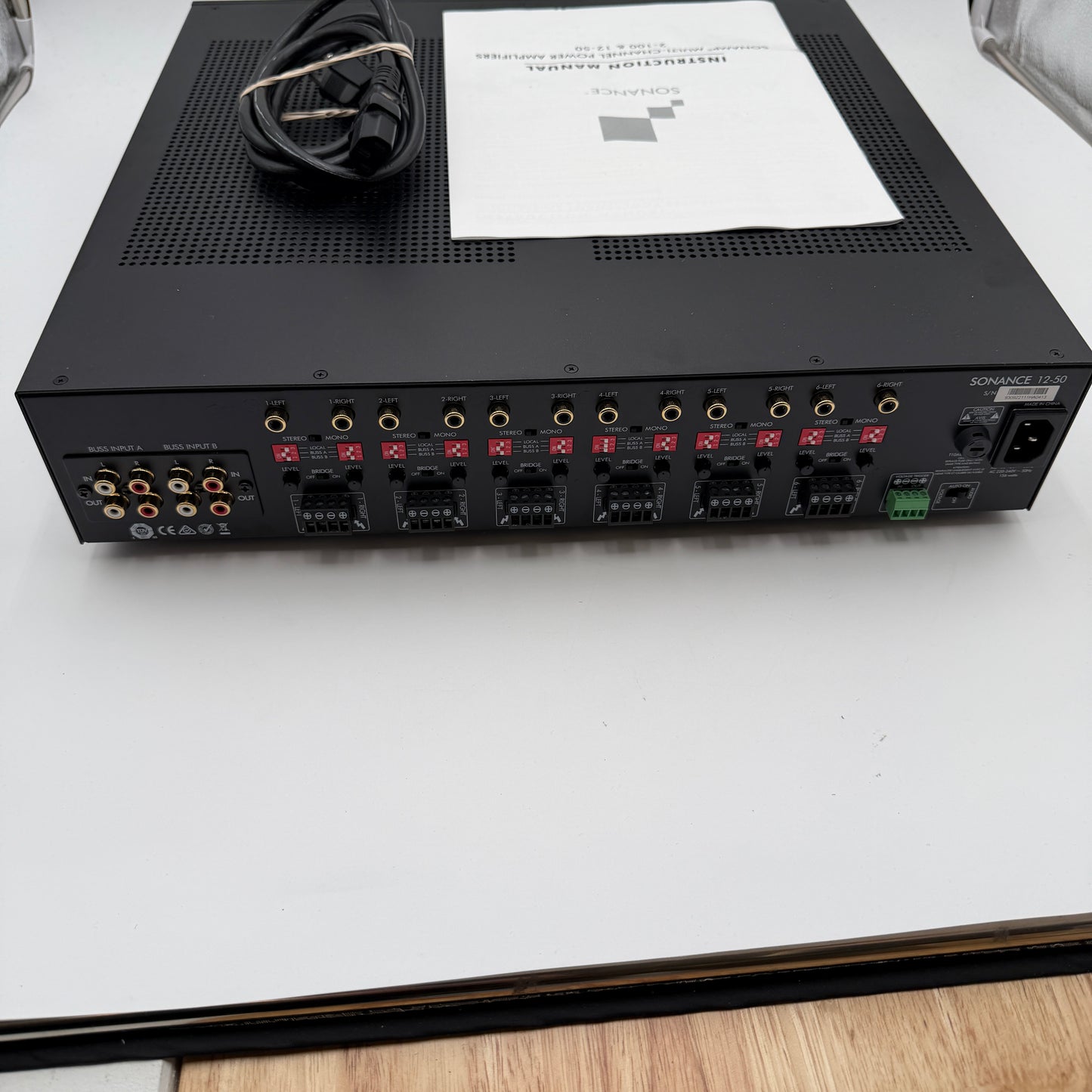 Sonance Sonamp 12-50 Multi-Channel Power Amplifier Black Used