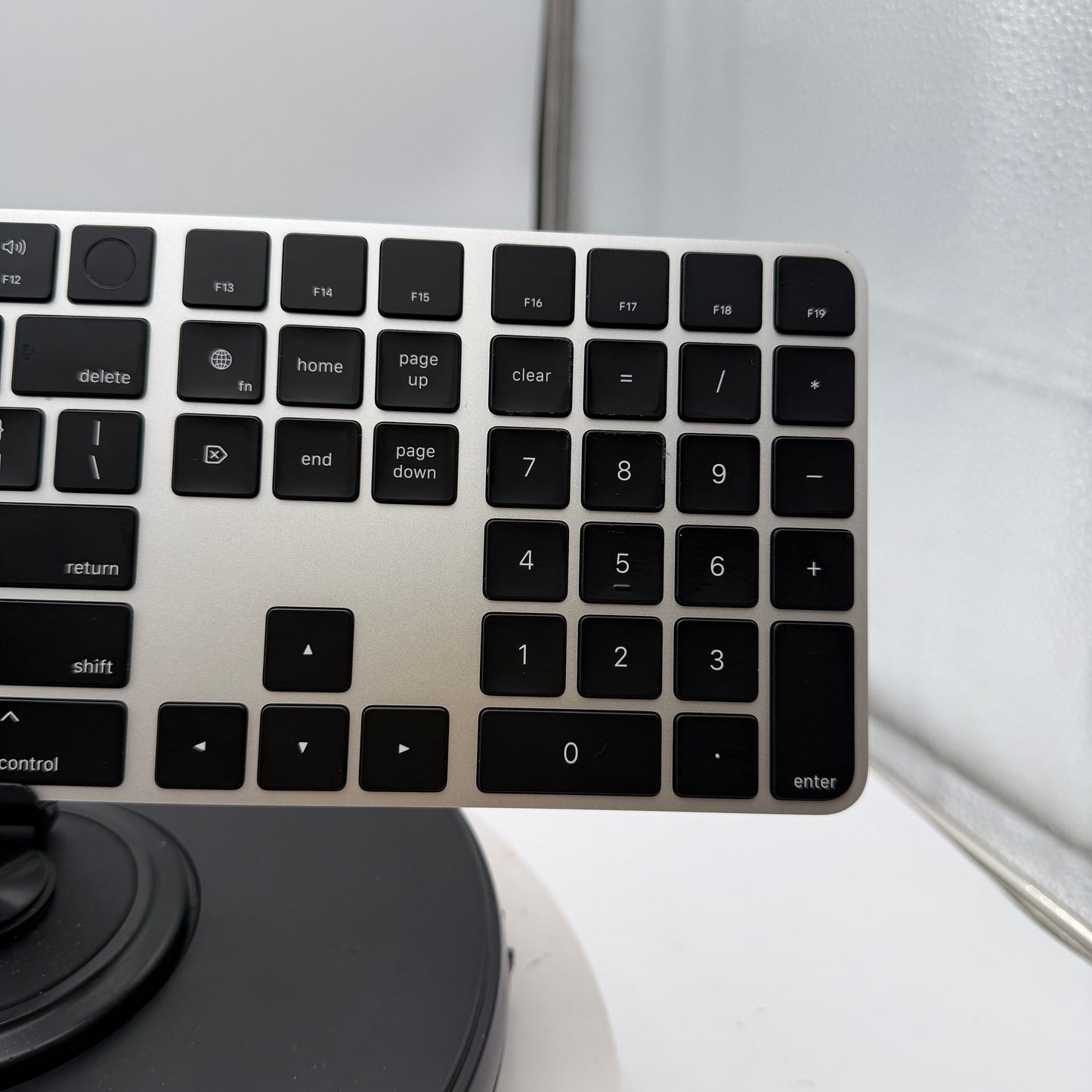 Apple Magic Keyboard with Touch ID & Numeric Keypad A2520 Black Keys Silver