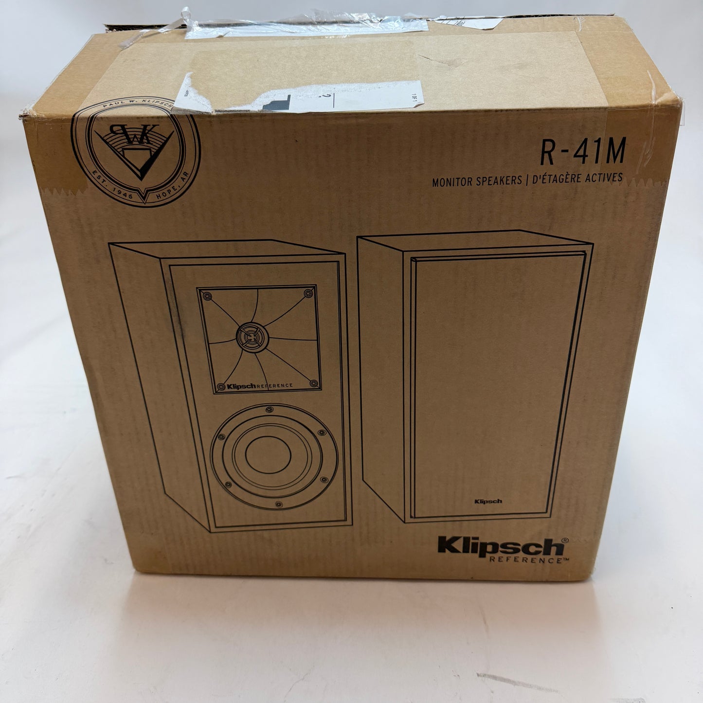 Klipsch Reference R-41M Bookshelf Home Speakers Black New In Box