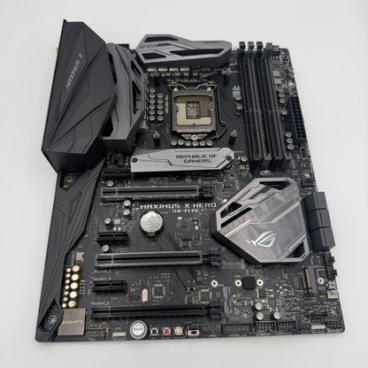 Asus ROG Maximus X Hero Wi-Fi AC LGA 1151 ATX Intel Z370 DDR4 Motherboard