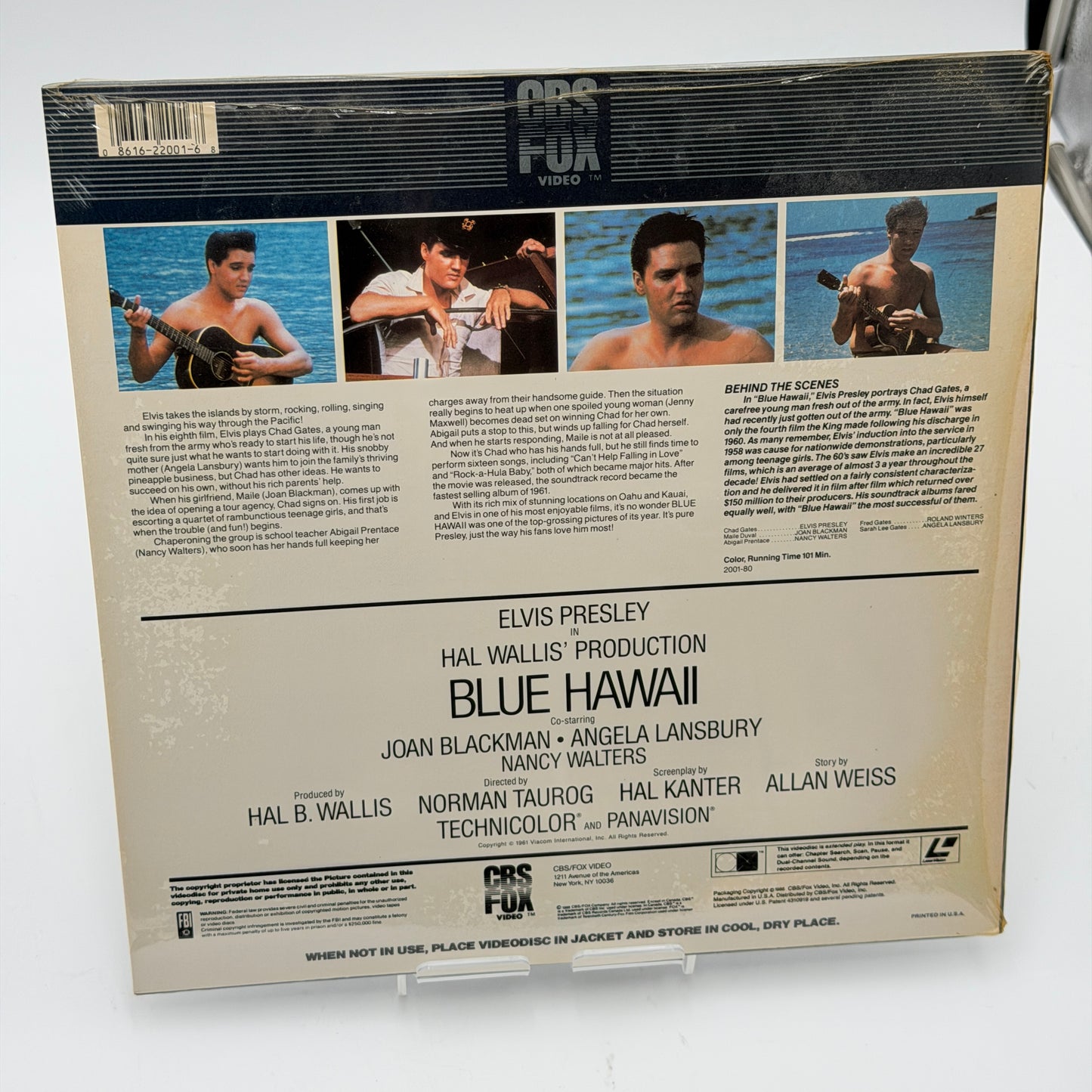 Elvis Presley Blue Hawaii Laserdisc Brand New Factory Sealed