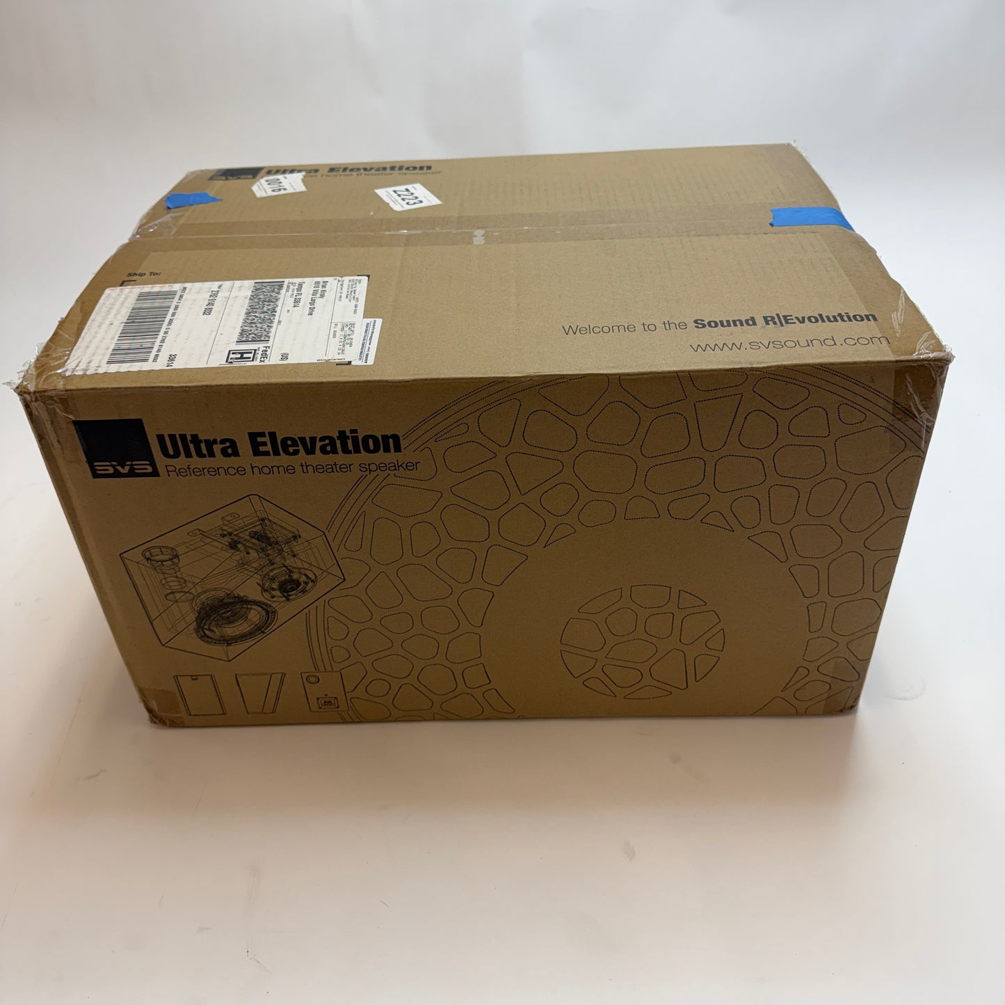 SVS Ultra Elevation Reference Home Theater Speaker Black Used With Box