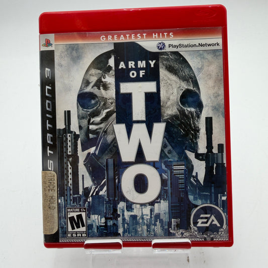Army Of Two Playstation 3 Game With Box Red Used