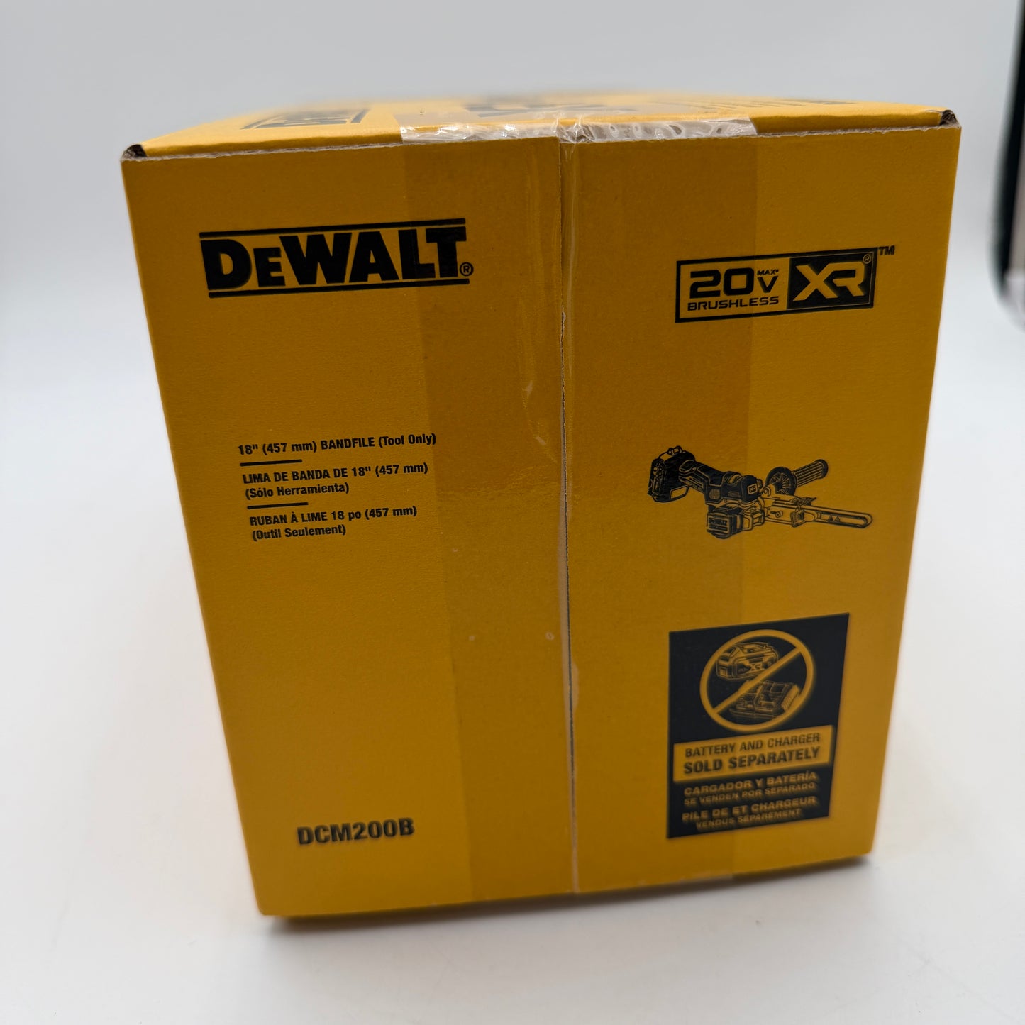 DeWalt DCM200B 18 Inch Bandfile Tool Only Black New In Box