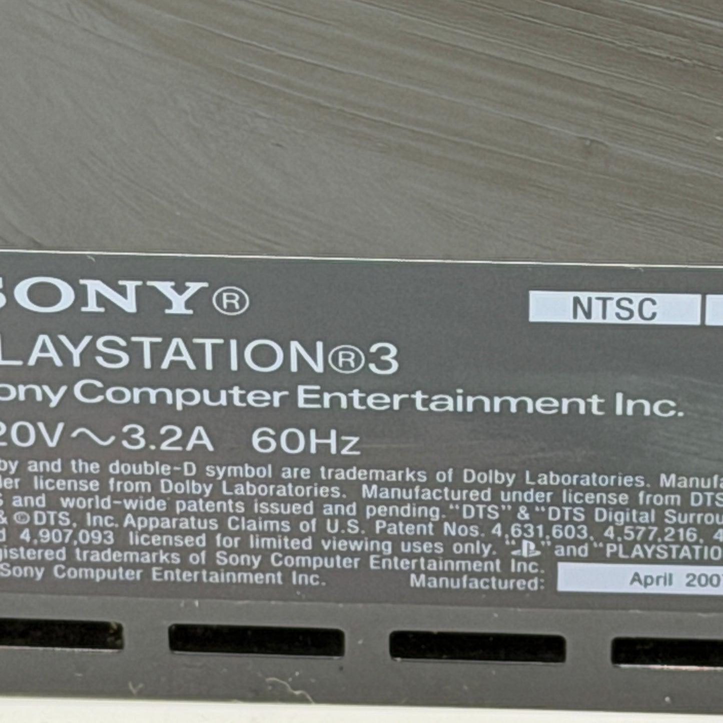Sony Playstation 3 Backwards Compatible Console CECHE01 w/ Controller