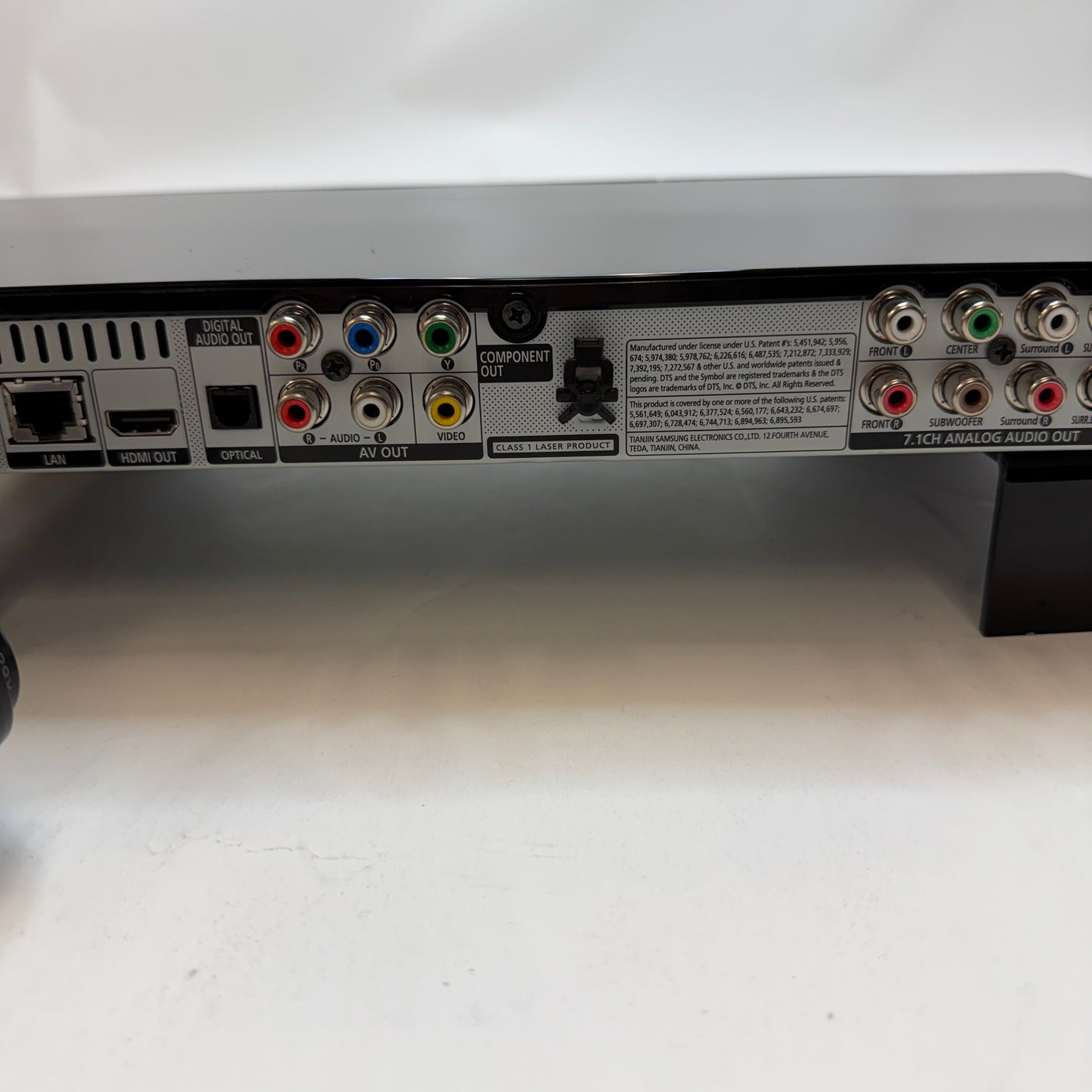 Samsung BD-C6500 Blu-Ray Disc Player Tested NO REMOTE