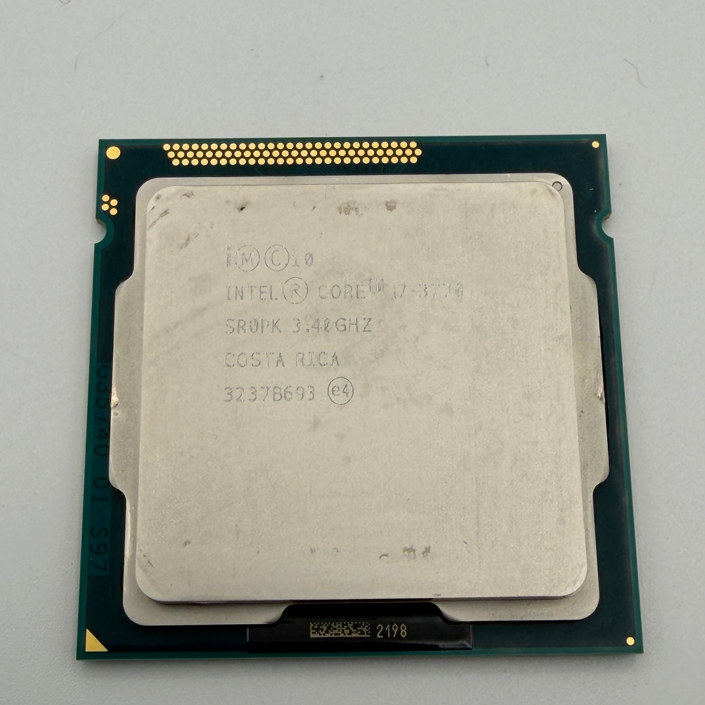 Intel Core i7-3770 3.40GHz Processor Used Silver