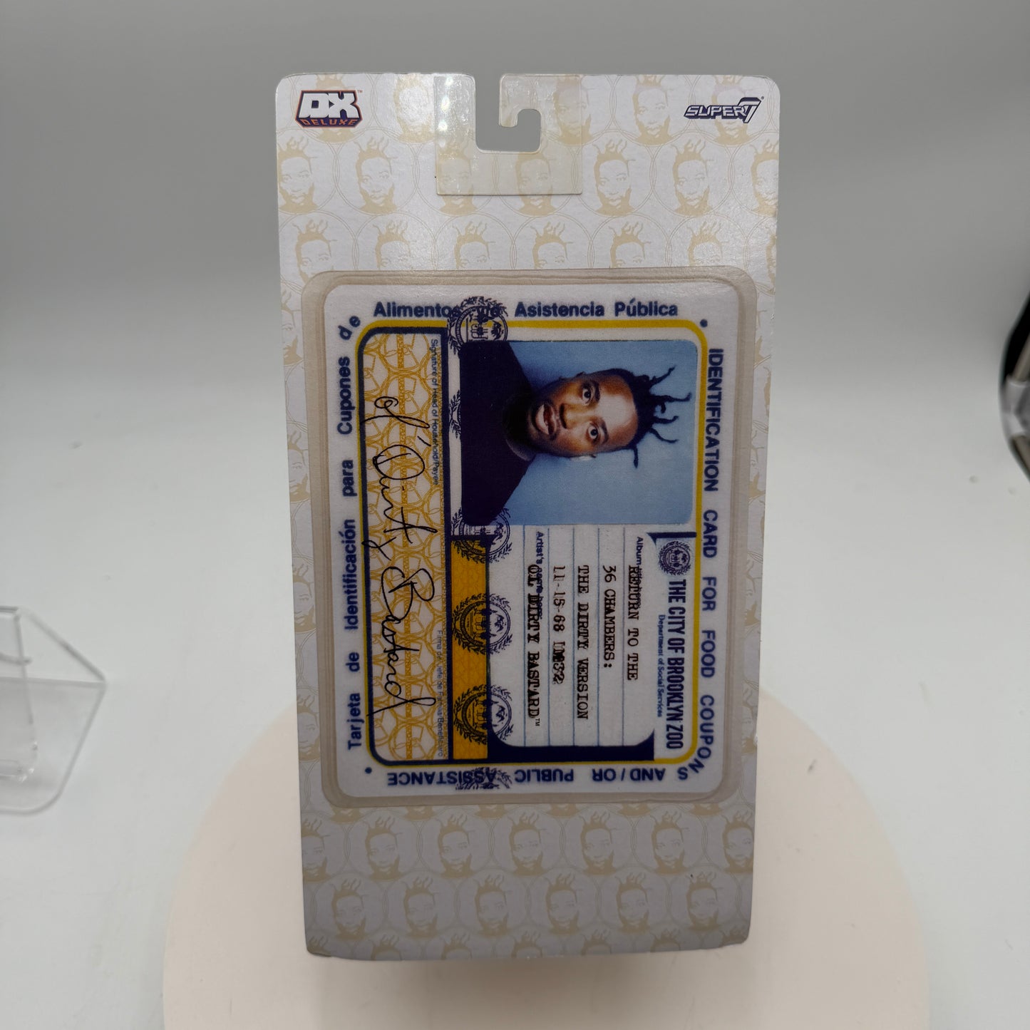 Super 7 ReAction Ol' Dirty Bastard Toy ODB Wave 2 Brooklyn Zoo New In Box