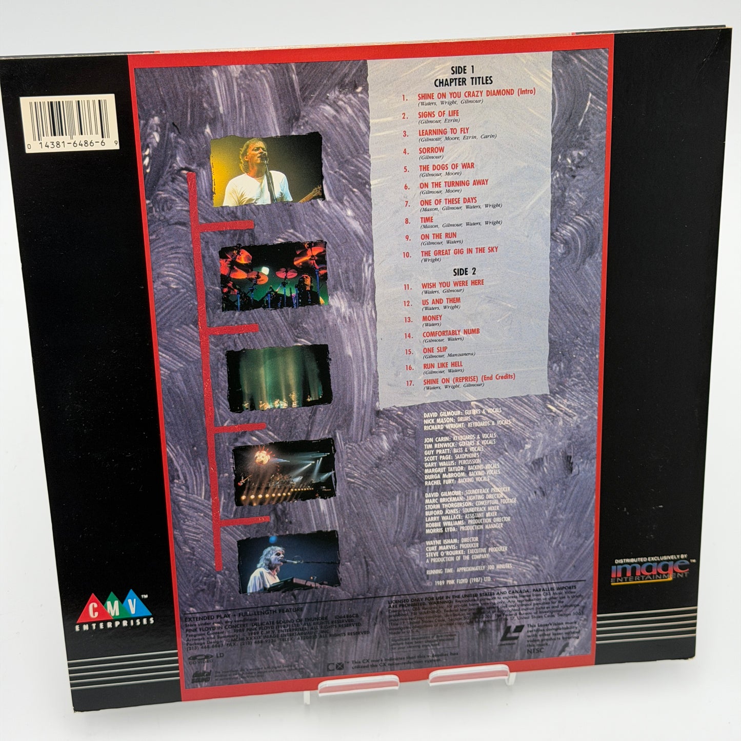 Pink Floyd: In Concert 1987- Delicate Sound of Thunder Laserdisc