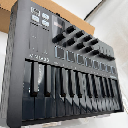 Arturia MiniLab 3 MIDI Controller Silver With Box