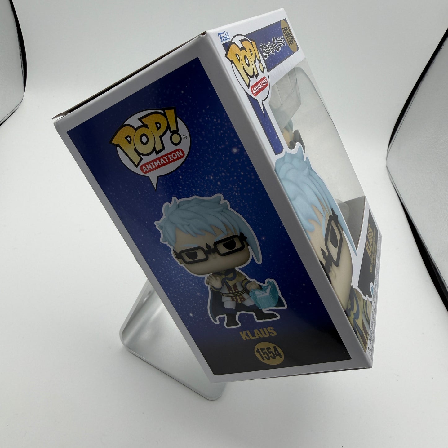 Funko Pop! Anime Black Clover Klaus Lunettes Vinyl Figure #1554 New In Box