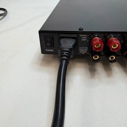 Elan D660/D661 6 Channel Digital Power Amplifier Black Used