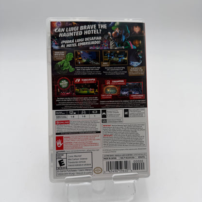 Nintendo Switch Luigi's Mansion 3 Video Game White Used