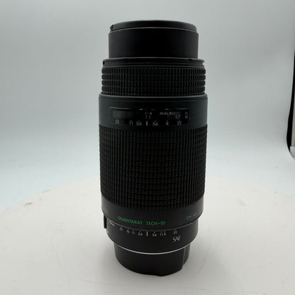 Quantaray CANON AF Tech-10 CN AF 75-300mm 1:4-5.6 Camera Lens with Caps
