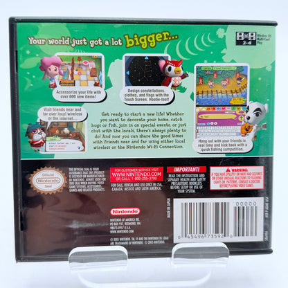 Nintendo DS Animal Crossing Wild World CIB