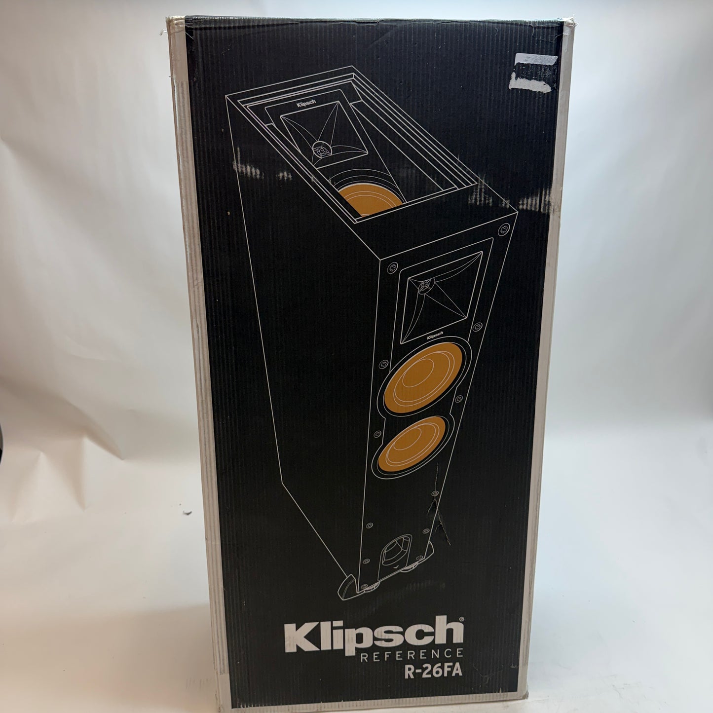 Klipsch R-26FA Floor Standing Speaker Black Used With Box READ