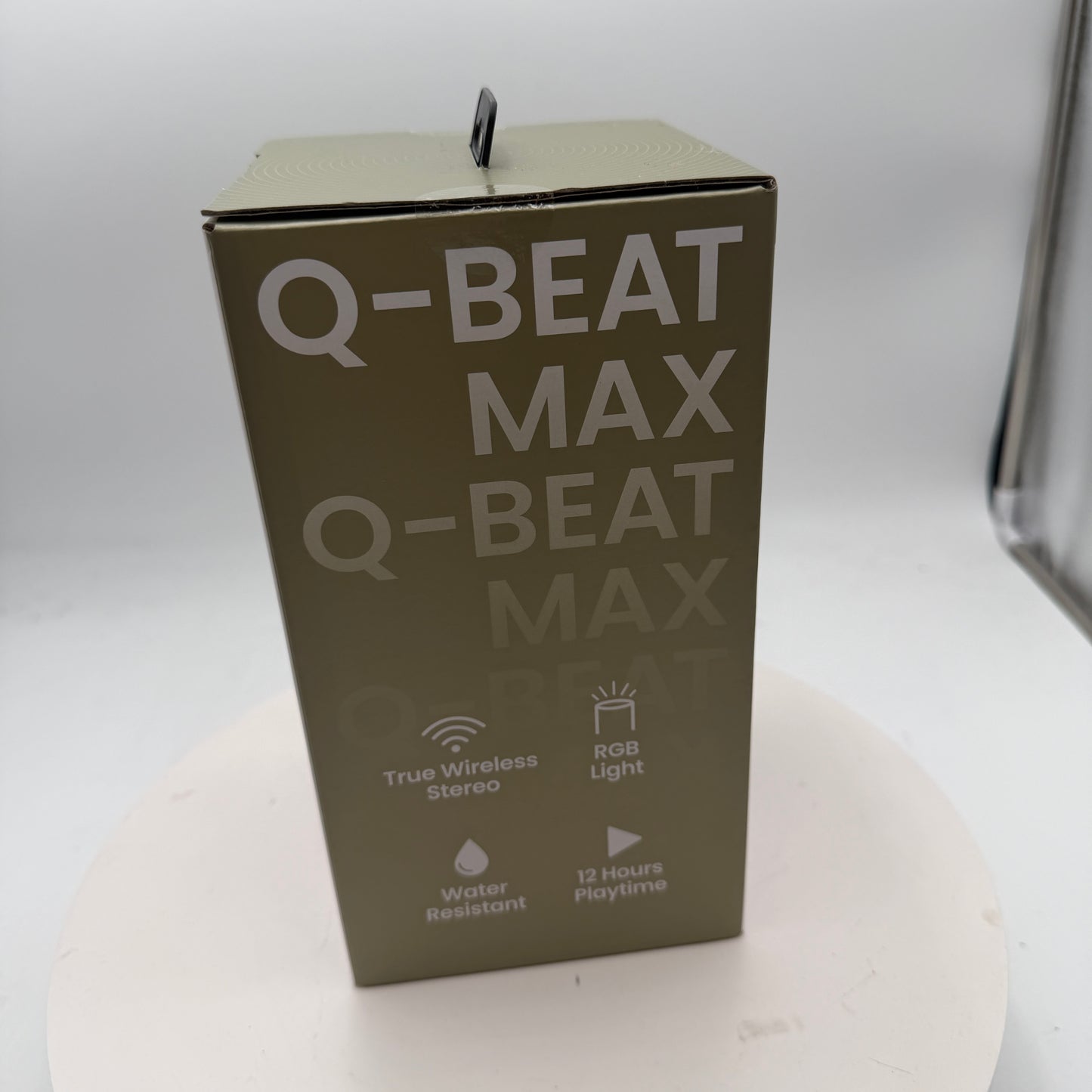 Quickcell Q-BEAT MAX Portable Wireless Bluetooth Speaker, Black, 12-Hour Playtime, IPX4