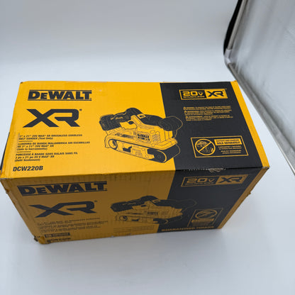 DeWalt DCW220B 20-Volt Cordless Belt Sander Tool-Only Black New In Box
