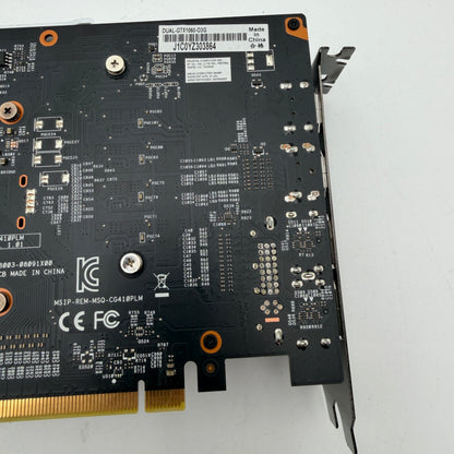 Used Asus GeForce GTX 1060 3GB GDDR5 Graphics Card DUAL-GTX1060-03G White