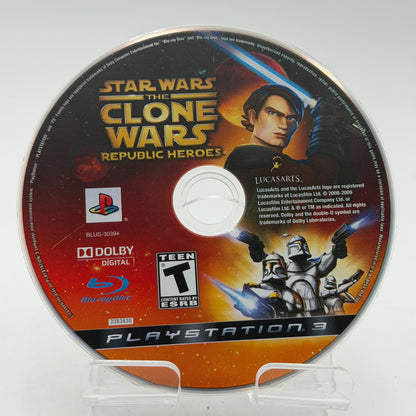 Playstation 3 Star Wars Clone Wars Republic Heroes DISC ONLY