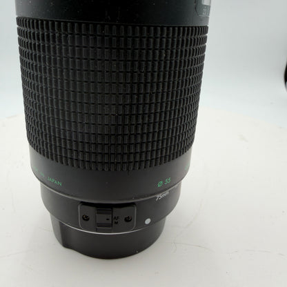 Quantaray CANON AF Tech-10 CN AF 75-300mm 1:4-5.6 Camera Lens with Caps