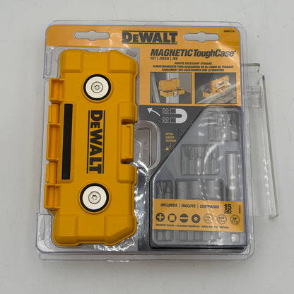 DeWalt DMWMTC15 Magnetic Tough Tool Case Yellow NIB