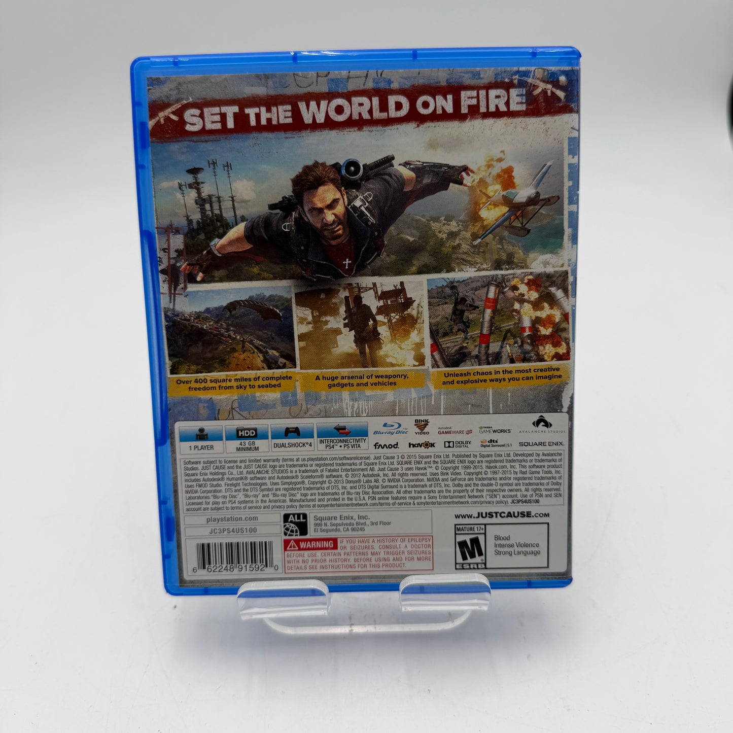 Playstation 4 Just Cause 3 Video Game With Box
