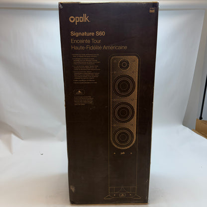 Polk Audio Signature S60 Tower Speaker Pair Set Of Two NIB