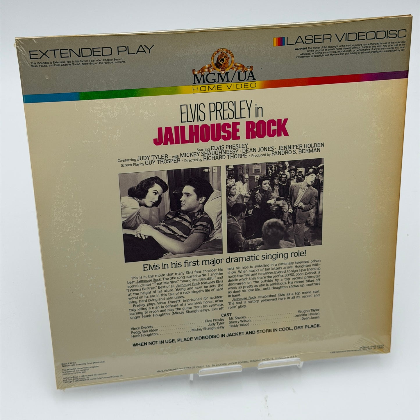 Elvis Presley Jailhouse Rock Extended Play Laserdisc Brand New Factory Sealed