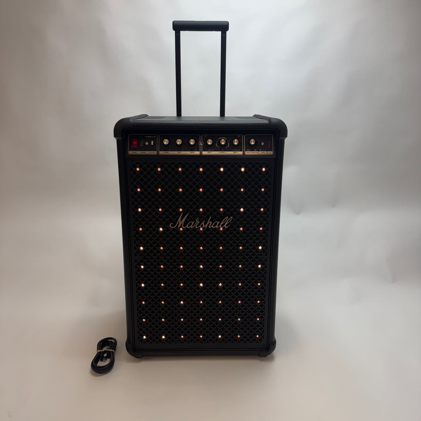 Marshall Bromley 750 Portable Wireless Party Speaker Black LOW HOURS