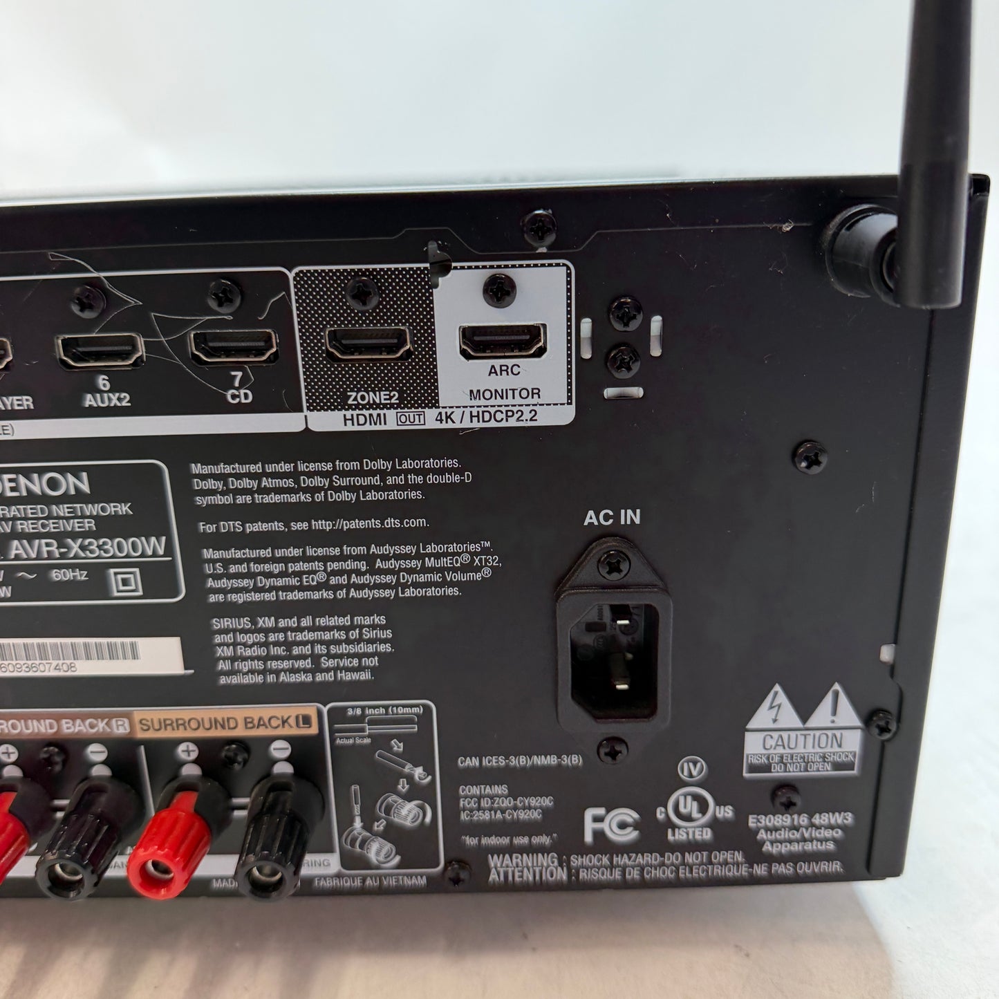 Denon AVR-X3300W Integrated Network AV Receiver