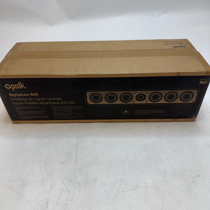 Polk Audio Signature S35 Center Speaker Black NIB