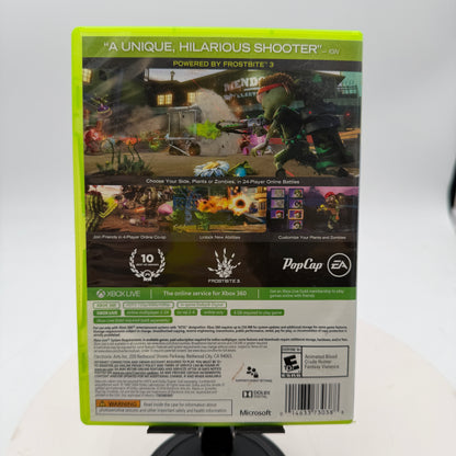 Plants vs. Zombies: Garden Warfare Xbox 360 Video Game Used With Box