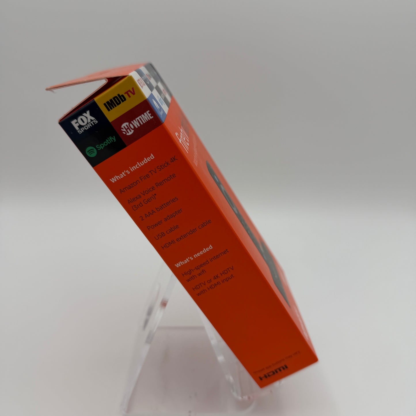 Amazon Fire Stick 4k Media Streamer Black New In Box