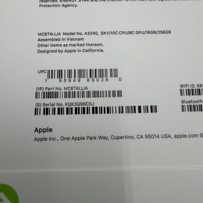 Apple MacBook Air 13" M4 A3240 2025 256GB 16GB Sky Blue New In Box