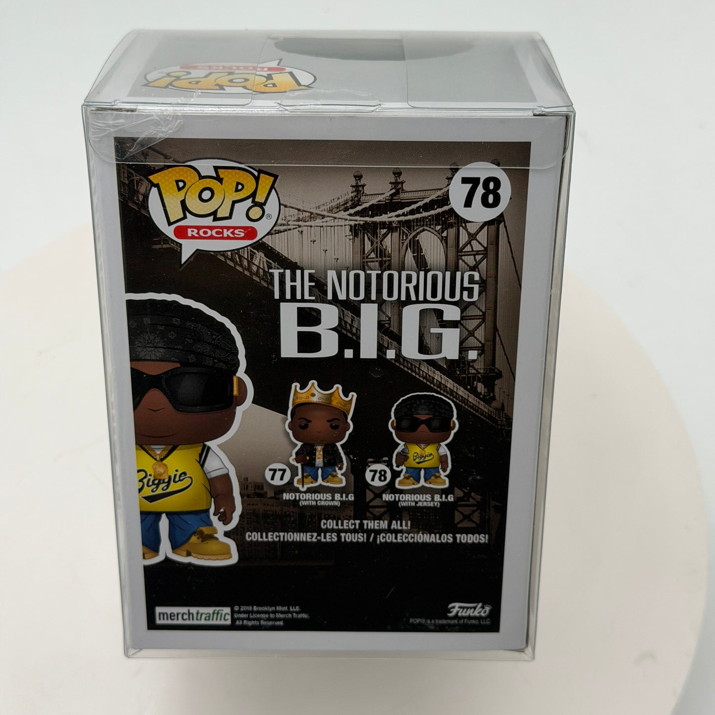 Funko Pop! Rocks The Notorious B.I.G. with Jersey #78 Black Collectible Figure