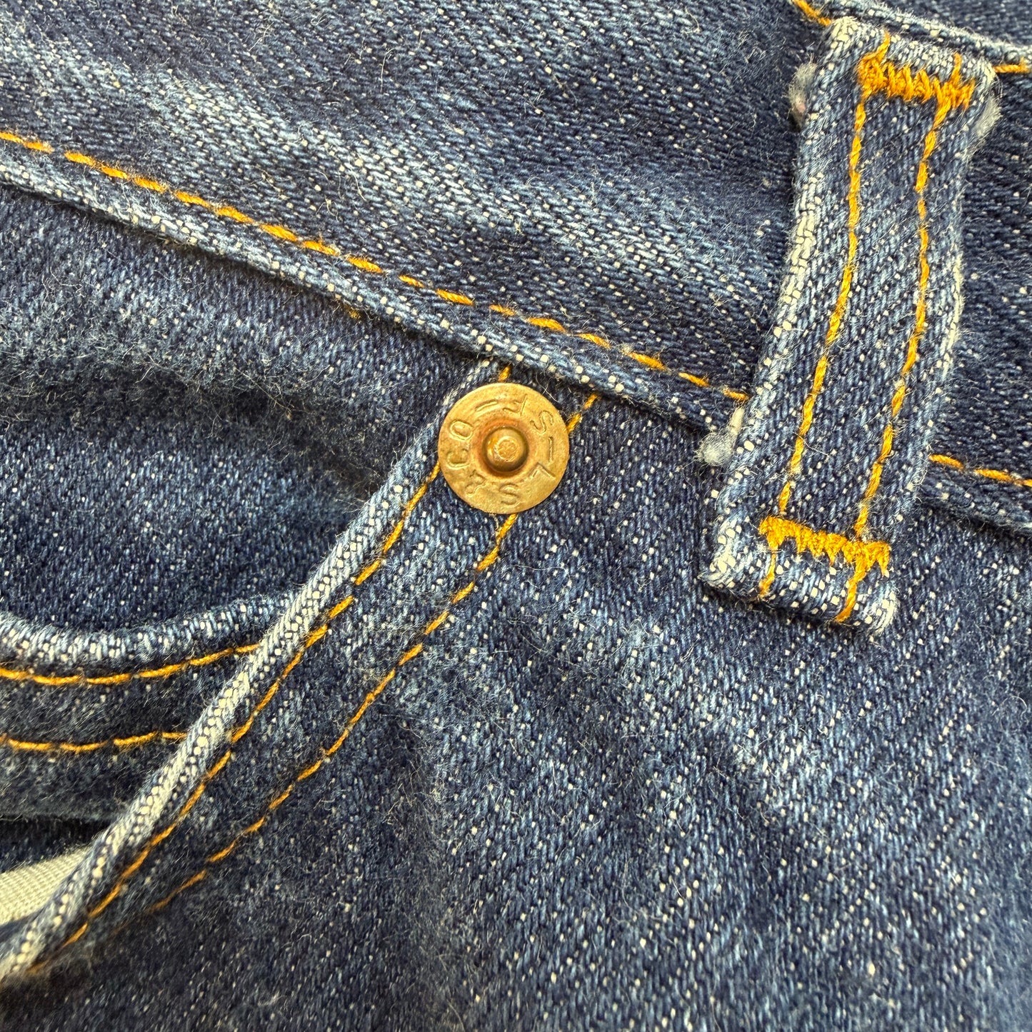 Vintage 80's Levi's Women's Jeans Denim SF 207 Blue 28x30 Used