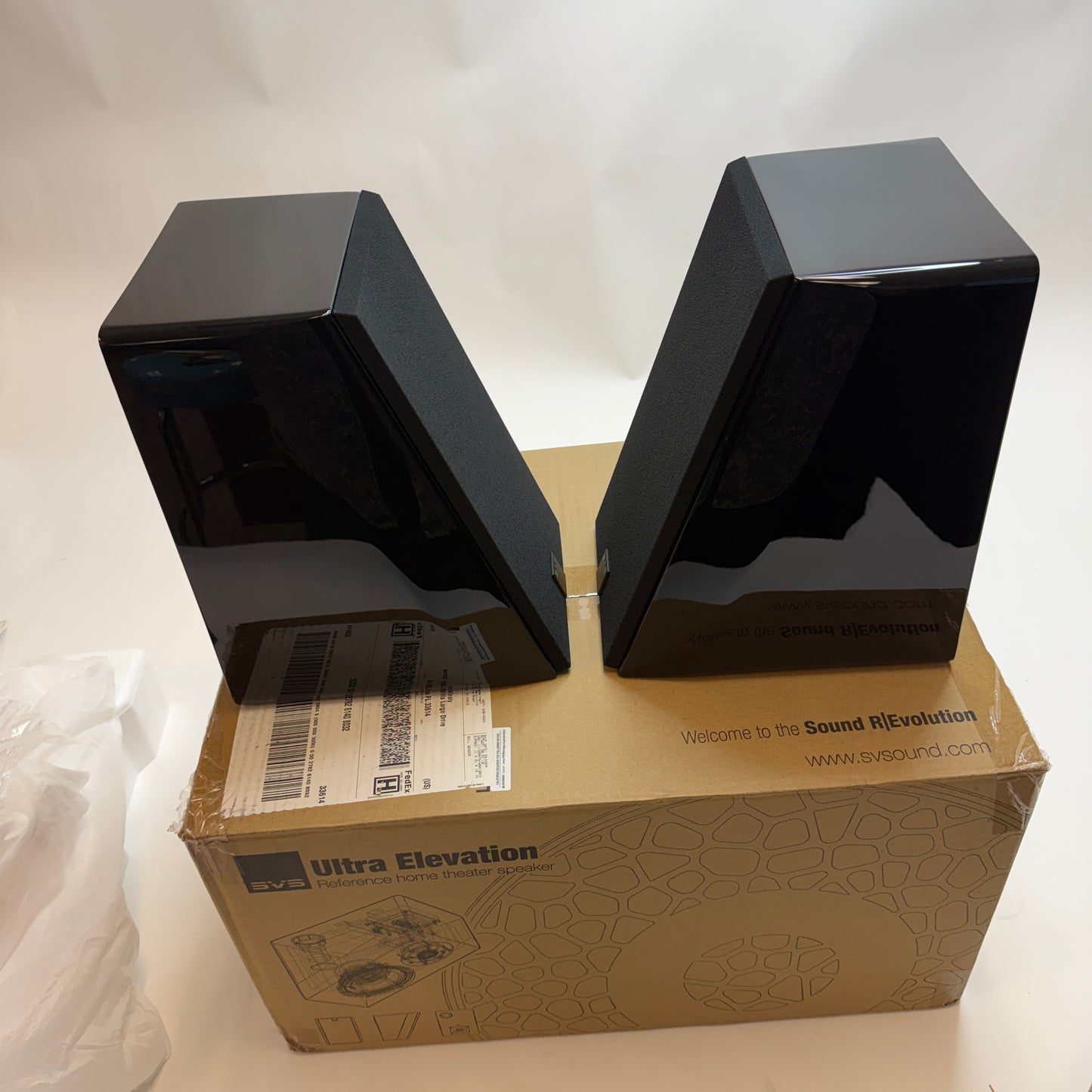 SVS Ultra Elevation Reference Home Theater Speaker Black Used With Box