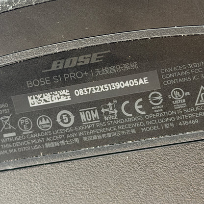 Bose S1 Pro Multi-Position PA Speaker System Black