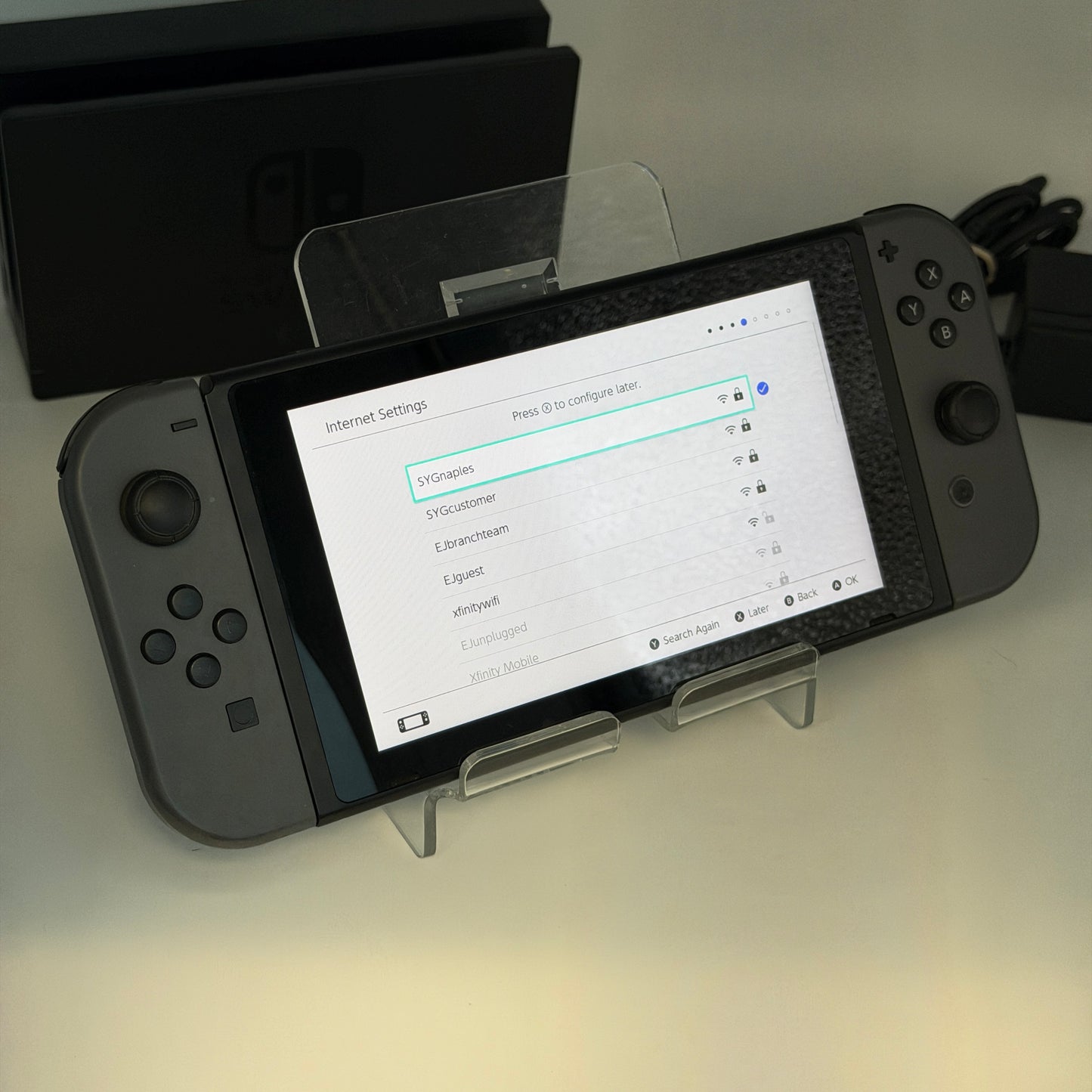 Nintendo Switch HAC-001 Handheld Video Game Console Black 32GB Used