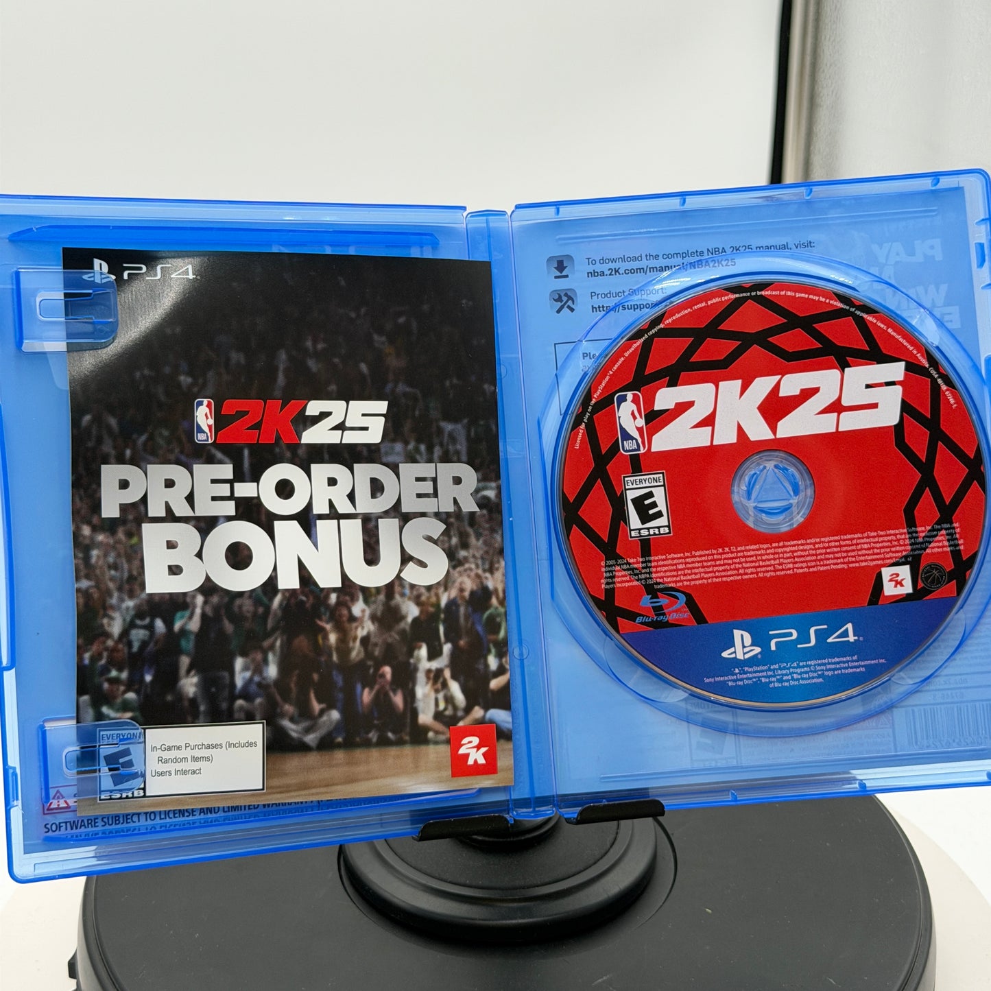 NBA 2K25 PS4 Video Game Blue Used With Box PS4 CIB