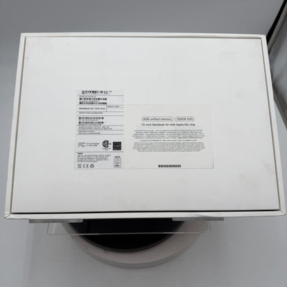 Apple MacBook Air 13-inch M2 A2681 2023 8GB 256GB 100% Batt Black
