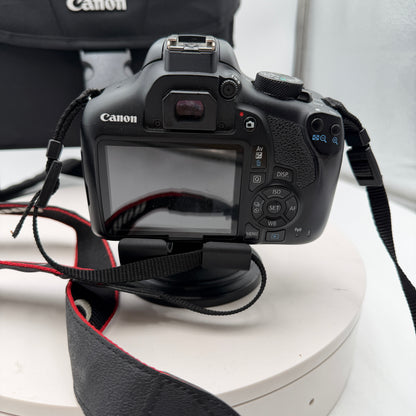 Canon EOS Rebel T6 Digital Camera Black w/ Case, Charger & 18-55mm Lens